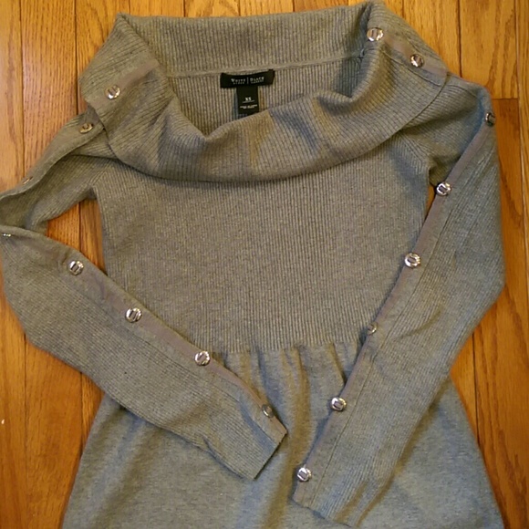 WHBM Off-shoulder Sweater Dress.  Never worn! - Picture 2 of 2